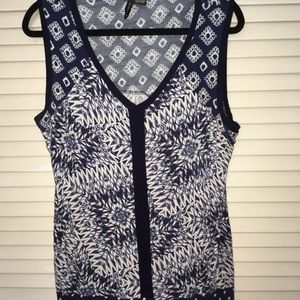New Direction Sleeveless Hi Lo Top